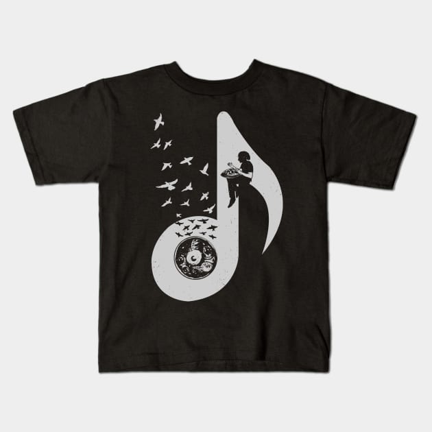 Musical - Hang Drum Kids T-Shirt by barmalisiRTB